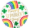 18"A  St. Patrick's Day Rainbows flat (10 count)