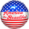 18"A America The Beautiful flat (10 count)