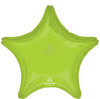 19"A Star Vibrant Green Lime flat (10 count)