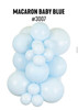 5"K Macaron Baby Blue XL BAG (1,000 COUNT)