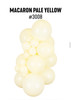 12"K Macaron Pale Yellow (100 count)
