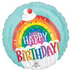 18"A Happy Birthday Rainbow Sprinkles Pkg (5 count)