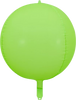 18"B Sphere Neon Green FLAT (5 COUNT)