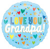 18"A Love You Grandpa Hearts and Stars Pkg (5 count)