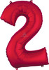 34"A Red 2 Pkg (1 count)