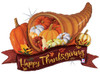 37"S Happy Thanksgiving Cornucopia Pkg (5 count)