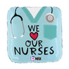 18"S We Love Nurses flat (10 COUNT)