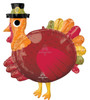 31"A Thanksgiving Pilgrim Turkey flat (5 count)