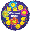 18"C Welcome Back Smilling Faces flat (10 count)