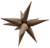 40" Starburst Wood Grain Pkg (1 count)