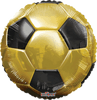 18"C Sports Gold and Black Soccer Ball Pkg (5 COUNT)