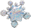32"A Snowflake Cluster Hologram flat (5 COUNT)