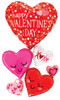 58"S Happy Valentine's Day Hearts Pkg (1 COUNT)