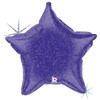 21"S Star Purple Holographic flat (10 count)