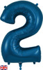 34"O Navy Blue 2 pkg (1 count)