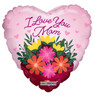 18"C I Love You Flowers Pkg (10 count)