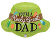 30"S Dad Reely Great Fishing Hat Pkg (5 count)