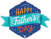34"S Happy Father's Day Bright Banner Pkg (5 count)
