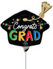 9"A Grad Party Hat Air-Filled Only (10 count)