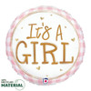 18"S It's A Girl Gingham Pkg (5 count)
