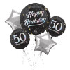 Bouquet Happy Birthday Sparkling 50th Pkg (1 count)