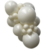24"S Almond White Deluxe (10 count)