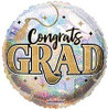 18"C Congrats Grad Holographic Pkg (5 COUNT)
