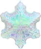 19"B SnowFlake Iridescent PKG (10 COUNT)