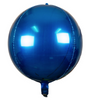 32"B Sphere Sapphire Blue flat (5 count)