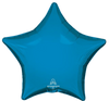 19"A Star Blue Metallic flat (10 count)