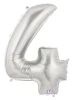 34"S Silver 4 Pkg (1 count)