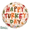 18"S Happy Turkey Day Plaid Pkg (5 count)