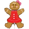 14"S Christmas Gingerbread Woman flat Air-Fill (10 count)