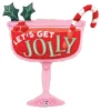 34"S Let's Get Jolly Christmas Cocktail Pkg (5 count)