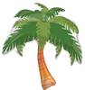 33"A Palm Tree Beach Life Pkg (5 count)