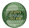 16"A Happy Birthday Stylish Sage Orbz Pkg (5 count)