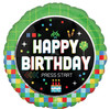 18"A Happy Birthday 8-Bit FLAT (10 COUNT)