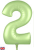 34"O Satin Pastel Pistachio 2 pkg (1 count)