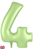 34"O Satin Pastel Pistachio 4 pkg (1 count)