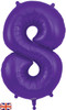 34"O Purple 8 pkg (1 count)