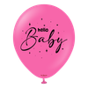 12"K Hello Baby Pink Theme (25 count)
