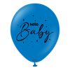 12"K Hello Baby Blue Theme (25 count)