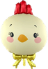 22"B Cartoon Chicken Head Pkg (5 count)