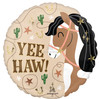 18"A Yee Haw  Pony flat (10 count)