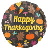 18"A Happy Thanksgiving Leaves flat (10 count)