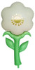 41"B Garden Daisy Flower Cream Pkg (5 COUNT)