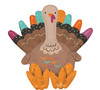 21"A Thanksgiving Turkey Sitting Pkg (6 COUNT)