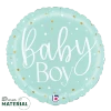 18"S Baby Boy Blue Dots Pkg (5 count)