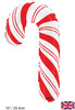 10"O Candy Cane Red and White Air-Fill Only (10 count)