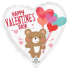 18"A Happy Valentine's Day Bear Hug Pkg (5 count)